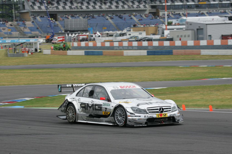 Jamie Green - hurtigste Mercedes i 2. fri træning